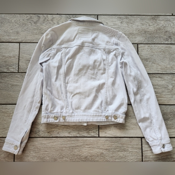 Sanctuary Denim Womens Light Blue Long Sleeve Kyle Classic Jean Jacket XS Collar - Picture 7 of 14